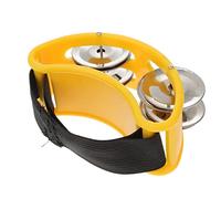 OFFIGAM Percussion Instrument Foot Bell Tambourine for Music Playback Safe Materials for Guitarists Singers and Composers Durable Stage