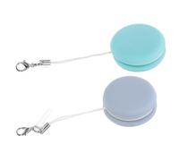 OFFIGAM Phone Screen Cleaner for Mobile Phone, 2Pcs Silicone Pendant with Macaron Shape, Soft Wipes for Small Cellphone and-The-Go Cleaning