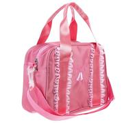 OFFIGAM Pink Shoulder Dance Bag with Large Capacity and Polyester Material, Messenger Style Ballet Tote Bag with Handle and Sling Shoulder Design, for Carrying Ballet Dress and Dance