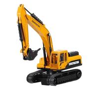 OFFIGAM Plastic Excavator for Inertia Driven Construction Vehicle Model Compact Educational Plaything for Creative Learning and Fun