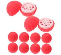 OFFIGAM Plastic Lip Balm Container Lip Balm Sphere Container 10Pcs Refillable Travel-Friendly Dispenser for Women Compact Storage Solution for Makeup Organization on The Go