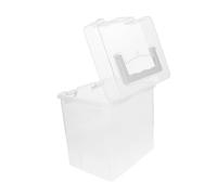 OFFIGAM Plastic Marker Storage Box Slot Stationery Organiser Versatile Pencil Container Portable Crayon Holder Secure Art Supply Case