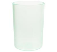 OFFIGAM Plastic Tooth Brushing Cup with Wear-resistant Smooth Design for Adults, Green Water Mug for Bathroom and Home Use