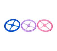 OFFIGAM Plastic Wind Chime Ring Pp Material for DIY Wind Chime Making 3pcs with Top Ring Design to Exercise Hands and Creative Thinking