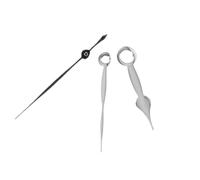 OFFIGAM Polished Metal Watch Hands for Movement Replacement Kit for Watch Repair and DIY Modification with Mirror Finish and Precise Alignment Silver