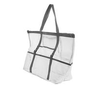 OFFIGAM Portable Mesh Shower Bag for Beach Use Versatile Toiletry Organizer for Shells Durable and Convenient Mesh Design Beach Bag for Travel and Outdoor Activities