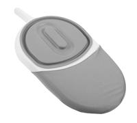 OFFIGAM Portable Plastic Bedpan with Handle and Lid for Elderly and Pregnant Women, Lightweight and Sturdy Urinal Pot with Creative Round Design, Suitable for Home and Car Use