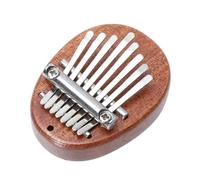 OFFIGAM Portable Wooden Thumb Piano with 8 Keys, Pure Tone Multi-functional Musical Instrument for Adults and Beginners, Lightweight Finger Organ for Simple Music Playing