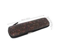 OFFIGAM Protective Flute Case Cover for Key Bamboo Dizi Lightweight Padded Instrument Carry Bag with Design Portable Storage Holder Compatible with Sectional Wind Instruments