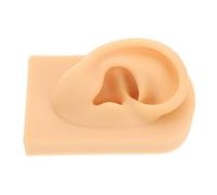 OFFIGAM Realistic Silicone Ear Piercing Training Model Flexible Human Ear Display for Practice Teaching Aid for Jewelry Piercing High Class Silicone Material for Observation and Learning