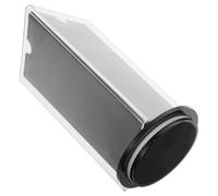 OFFIGAM Rotating Tri-fold Plastic Sign Holder Stand 10x18.5cm for Restaurant Menu Display, Tabletop Tent Sign for Business, Wedding, and Office Use