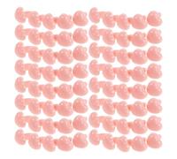 OFFIGAM Safety Noses and Replacement 100pcs Heart Shaped for Plush Nose Projects Cute Crafting Accessories for Stuffed Animals and Plush for Bear and Puppet Repairs