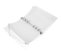 OFFIGAM Self Sealing Pills Bag Multiple A6-Sized Loose Leaf Bags Reusable Organization Matte Finish Eva Binder Shell for On-the-go Use Small Items Storage