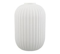 OFFIGAM Shade Material Glass for Replacement White Lamp Pendant Light, Decorative Cylinder and Globe Shape, Elegant Striped and Table Suitable for Homes and Living Room