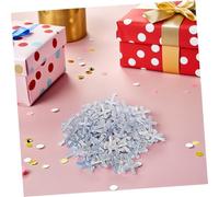 OFFIGAM Silver Cross-shaped Confetti Table Scatter for Religious Ceremonies Weddings Bridal Showers First Communion Fade-resistant Plastic Decoration