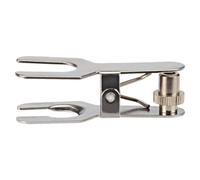 OFFIGAM Stainless Steel Laboratory Spherical Clamp with Screw Type Locking Nut Design for Securely Holding Components, Rust-Resistant Metal Clamp Suitable for Hospitals and Beauty Salons