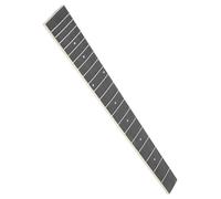 OFFIGAM Technical Wood Guitar Fingerboard with Binding and Inlay Dots Crack-resistant Fretboard Replacement for Folk Guitar and Ukulele Easy DIY Installation