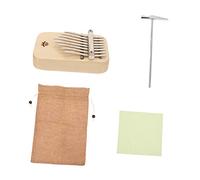 OFFIGAM Thumb Piano Kalimba for Beginners Portable Finger Piano Wood Color Lightweight Design for Easy Carrying Musical for Family and Friends