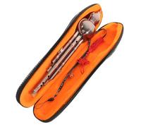 OFFIGAM Traditional Chinese Instrument Gourd Flute for Beginner in B Flat Key Playing Pp Material Copper Plating for Music Learning Random Color
