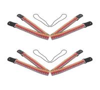 OFFIGAM Ukulele Straps Fine Weaving Craftsmanship 4pcs Bohemian Style Adjustable Cotton Woven Belts Soft to The Suitable for Banjo and Ukulele Performance