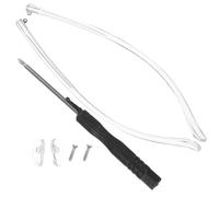 OFFIGAM Universal Eyeglasses Replacement Temple Arms Acrylic Material 1 Pair Stylish Design to Prevent Frame Breaking and Ear Pressure for Glasses Repair