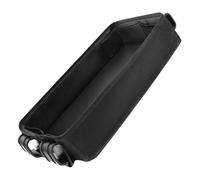 OFFIGAM Universal Pushchair Snack Tray for Carriage and Stroller, Clip-on Black Canvas Tray Organizer with Phone Holder, Convenient Eating Accessory for Parents