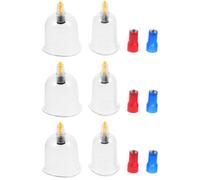 OFFIGAM Vacuum Cupping Kit Cupping Cups Set for Back and Body Massage Easy to Use Design, Dispelling Wind and Dampness, for Home Therapy and Relaxation