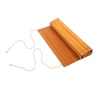 OFFIGAM Vintage Bamboo Calligraphy Scroll Set, 25pcs Blank Bamboo Slips 24x37.5cm with Holes, Chinese Drawing Paper for Calligraphy Practice, Wedding Vows, Invitation Writing