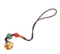 OFFIGAM Vintage Brass Mobile Phone Pendant with Delicate Retro Design and Practical Hanging Ornament, Suitable for Car Key and DIY Making Accessories Random Color