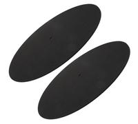 OFFIGAM Vinyl Record Player Mat 12 10 7 Felt Turntable Pad 2pcs Anti-Vibration Slipmat for Record Players