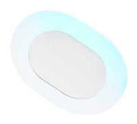 OFFIGAM Wall Mirror and Waterproof Design with Bright Reflection Effect Oval Acrylic for Home Decor, for Living Room and Bedroom Wall Decoration