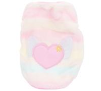 OFFIGAM Warm Flannel Pet Clothes for Dogs and Cats, Embroidered Cartoon Design, Keep Warm and Prevent Cold, Suitable for Everyday Wear and Photos, for Small Dogs like Chihuahua and French