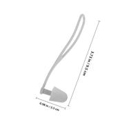 OFFIGAM Waterproof Silicone Swimming with Cord, Portable for Adults, Comfortable Anti-Lost Ear Protectors for Swimming and Training, Gray Box Packaging