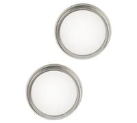 OFFIGAM Wide Mouth 86Mm Sprouting Jar Screen Lids Stainless Steel Mesh with Seed Germination Filter and Easy Rinse for Seed Sprout Growing at Home