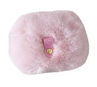 OFFIGAM Wireless Earphone Case Plush Cover for Cute Fluffy Earbud Protector Durable Portable Earphone Pouch for Outdoor Activities Stylish
