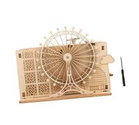 OFFIGAM Wooden DIY Puzzle Pen Holder Model Kit for Educational Building Creative Self-assembling Stem Logic Game for Hand-eye Coordination and Concentration Development Safe Wood Material
