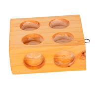 OFFIGAM Wooden Friction Block for Physics Experiments Inclined Plane Slider Educational Tool DIY Lab Wedge for Classroom Mechanics Material for Friction Demonstration