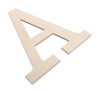 OFFIGAM Wooden Letter A Blank Unfinished Decorative Wood Letter for Wall Decor DIY Art Projects Party Backdrop and Home Decoration Striking for Creative