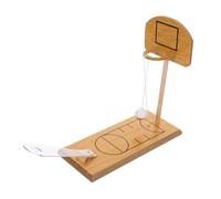 OFFIGAM Wooden Mini Desktop Basketball Fun Indoor Sports Game for Educational Wood Basketball Hoop for Boys and Develop Creativity and Hand Eye Coordination