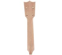 OFFIGAM Wooden Ukulele Neck Replacement for Handwork and Home Use, Beige Light Weight Classical Shape Ukulele Handle Neck to Improve Skills for Parents and Children