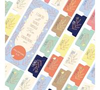 OFFILICIOUS Bible Book Tabs, 100 Soft-Touch, Laminated Bible Tabs Blue, Green, Brown for Jesus Bible, Protestant & Catholic Bible Tabs, Bible Tabs for Women, Men & Kids