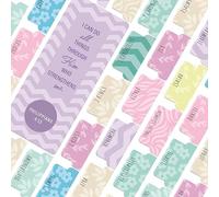 OFFILICIOUS Kawaii Bible Book Tabs - 100 Soft-Touch, Laminated Protestant & Catholic Bible Tabs - Bible Accessories - Durable Tabs for Bible - Bible Tabs Large Print - Pink Bible Tabs for Women