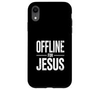 Offline For Jesus Faith Spiritual Growth. Case for iPhone XR