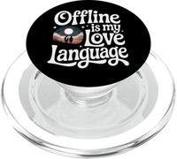 Offline Is My Love Language Funny Digital Detox PopSockets PopGrip for MagSafe