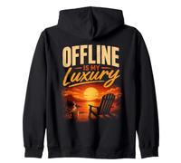 Offline Is My Luxury Zip Hoodie