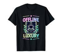 Offline Luxury Book Reading - a calming meditative design T-Shirt