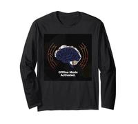 Offline Mode Activated - Digital Detox Mental Health Long Sleeve T-Shirt