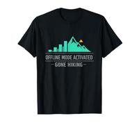 Offline Mode Activated Gone Hiking T-Shirt