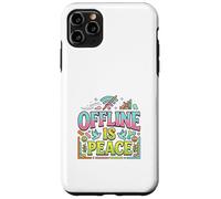 Offline Mode Quiet Mind Digital Detox Design Case for iPhone 11 Pro Max