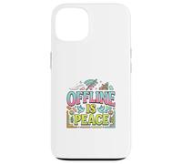 Offline Mode Quiet Mind Digital Detox Design Case for iPhone 13